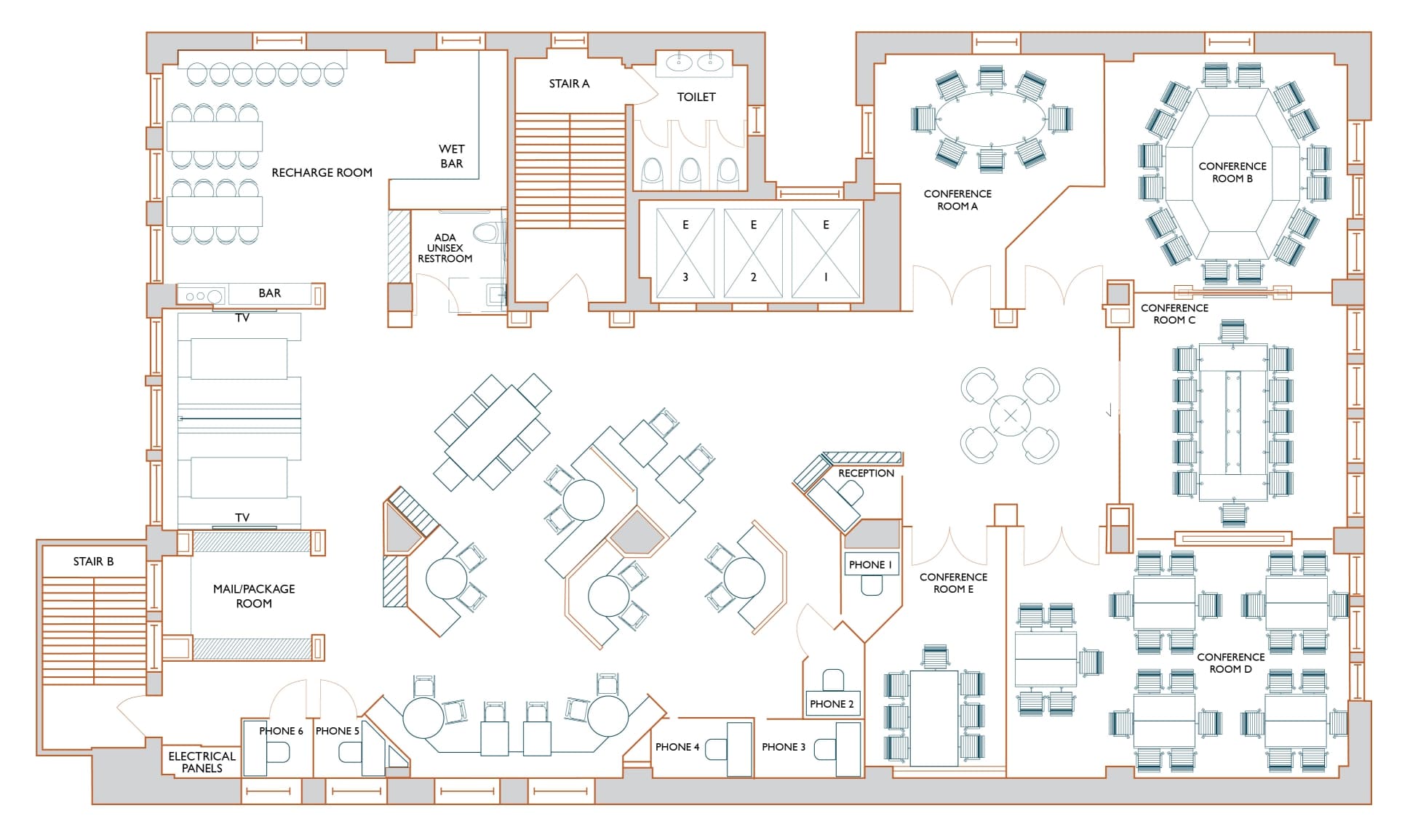4th Floor floor plan at Jay Suites Fifth Avenue