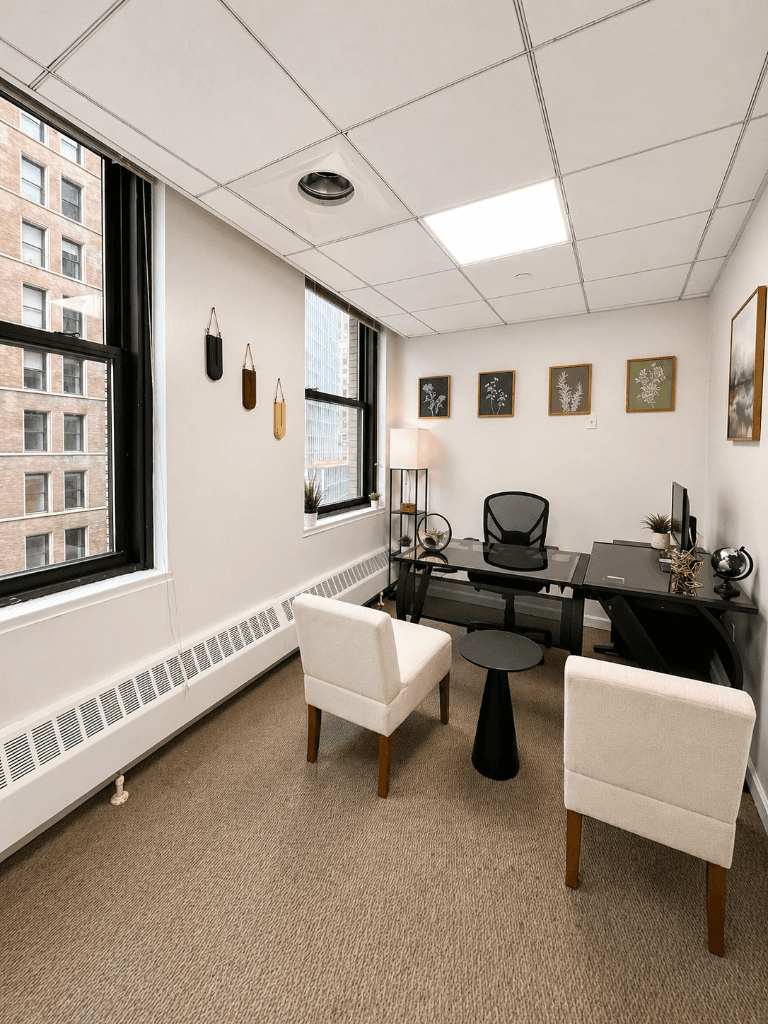 Windowed Therapy Suite 1421 at Jay Suites Financial District
