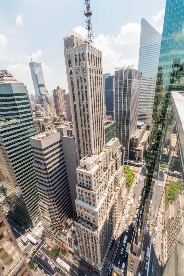 Birds Eye View of Building Exterior