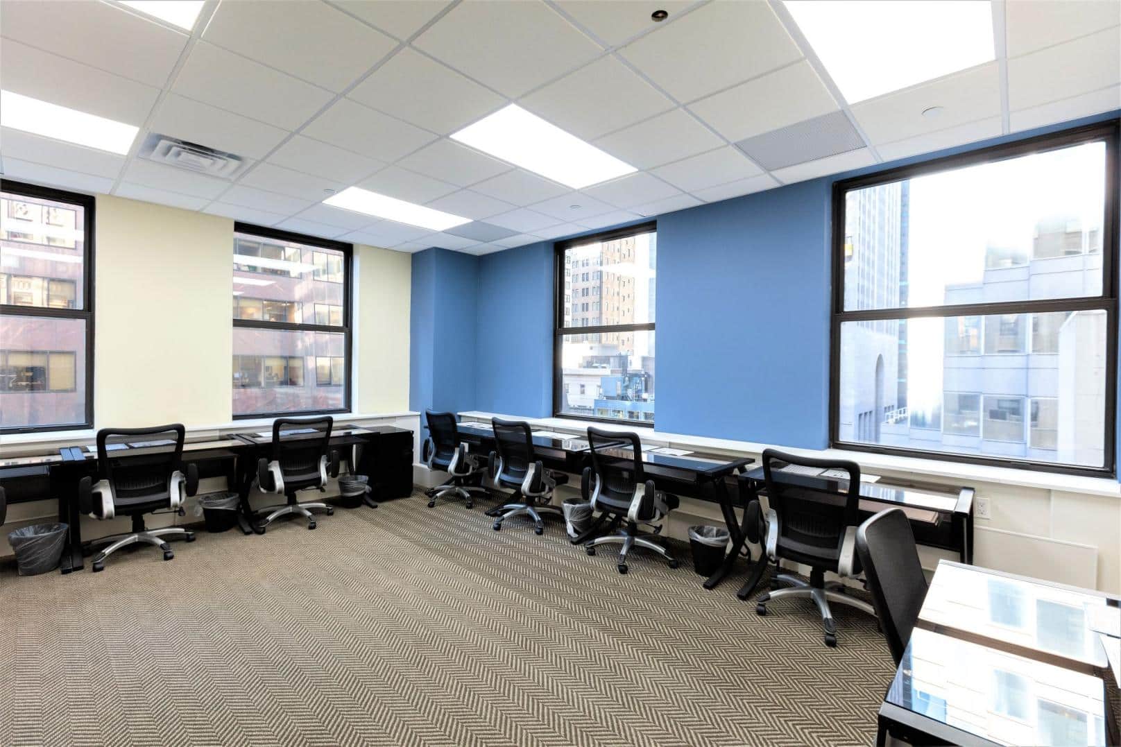 Corner Windowed Team Office