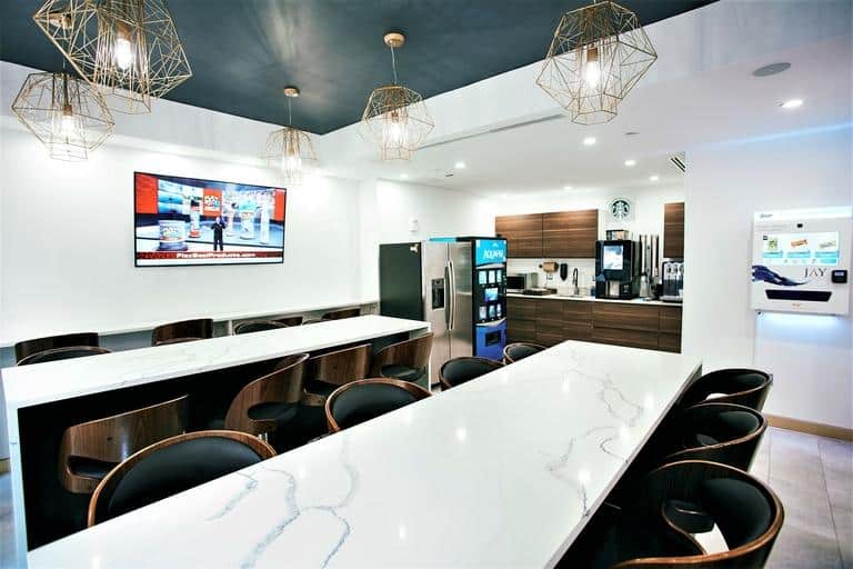 Marble Islands and Fully Pantry with Starbucks & Sodastream Machines
