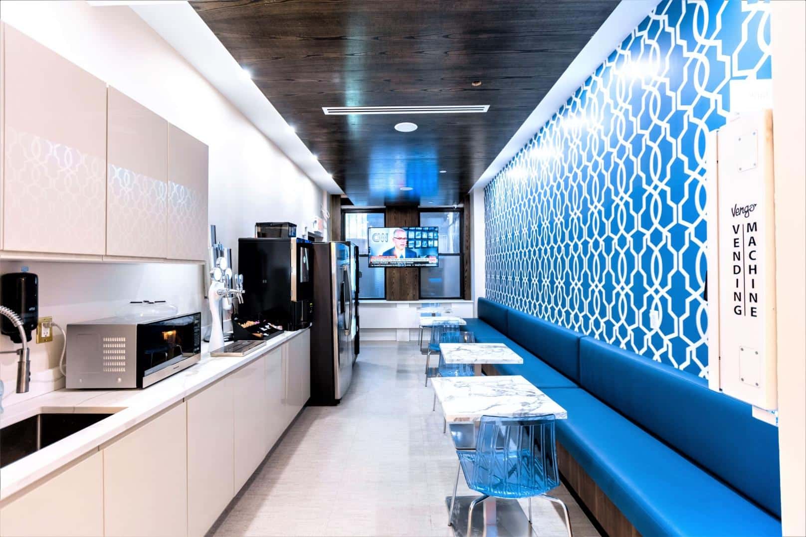 Pantry Area with Banquet Seating