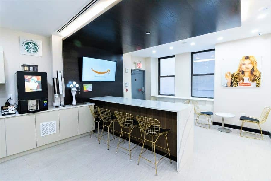 9th Floor Pantry with Island Seating