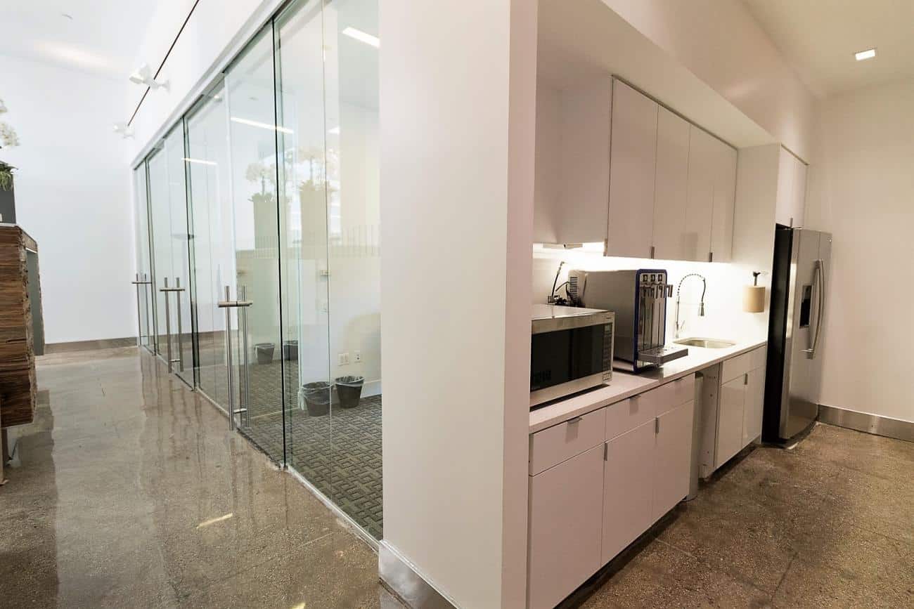 Pantry Area with Sodastream, Starbucks Vending