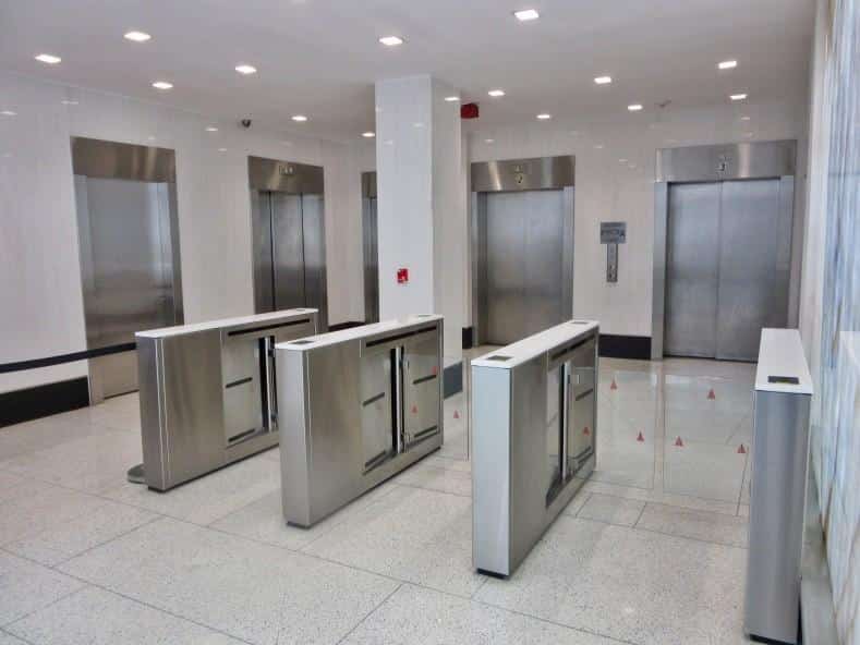 Secure Keycard Turnstiles