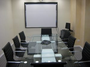 Digital Whiteboard Meeting Room Digital whiteboard at Jay Suites' office space center