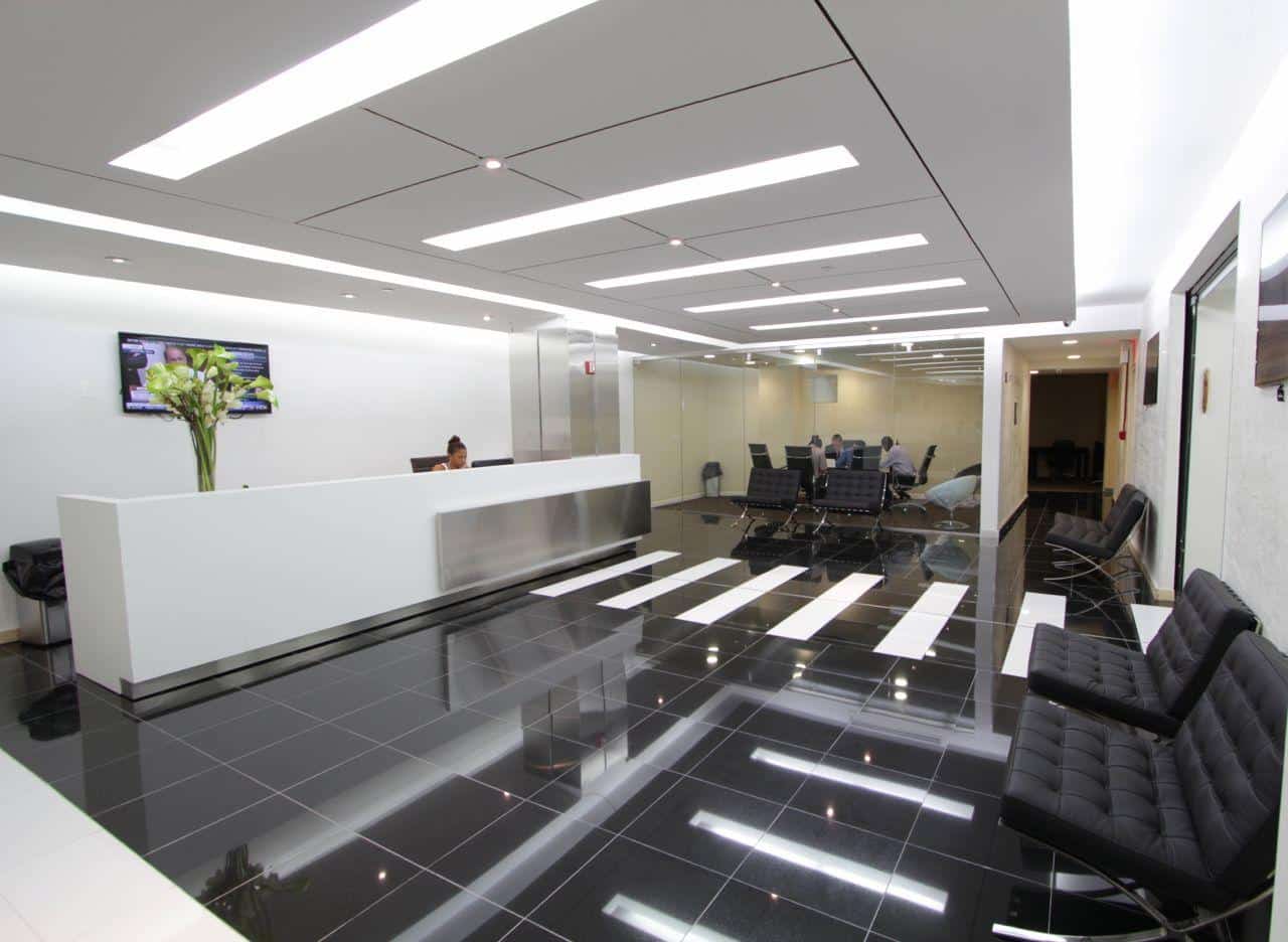 Spacious, Modern Reception Area NYC receptionist answer service