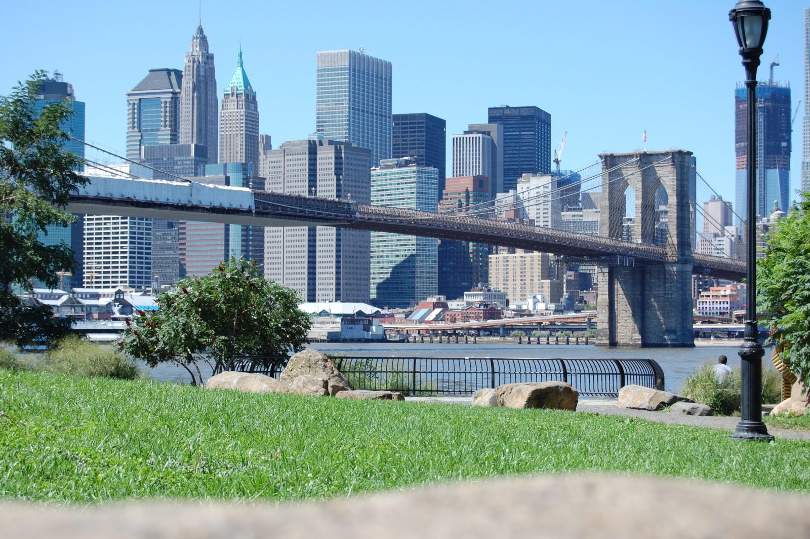 NYC's Brooklyn Bridge View of the Brooklyn Bridge from Brooklyn