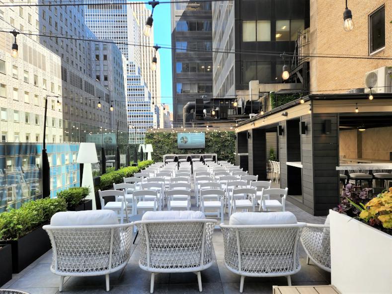 Theater Style Pergola View