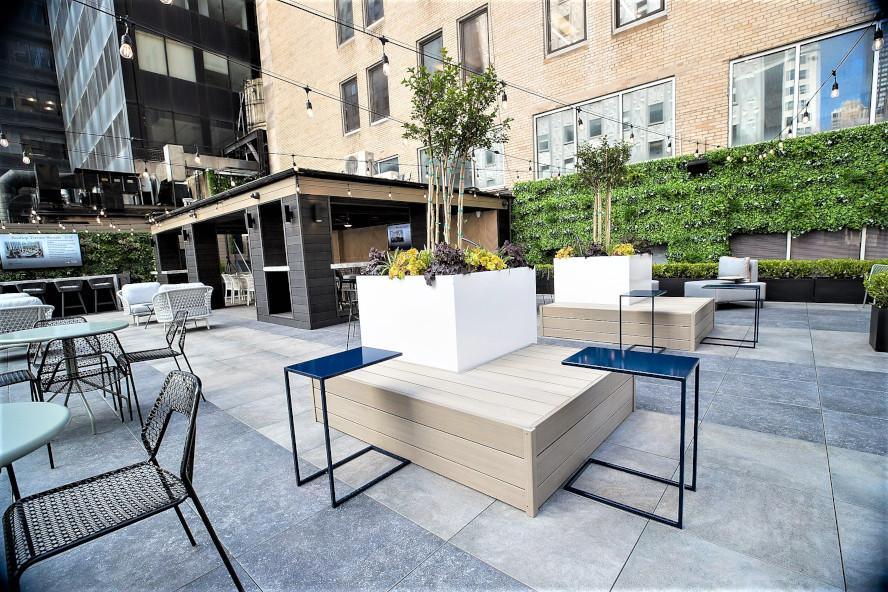Rooftop Lounge Area