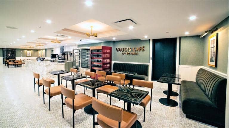 "Vaults Cafe" Building Amenity Space