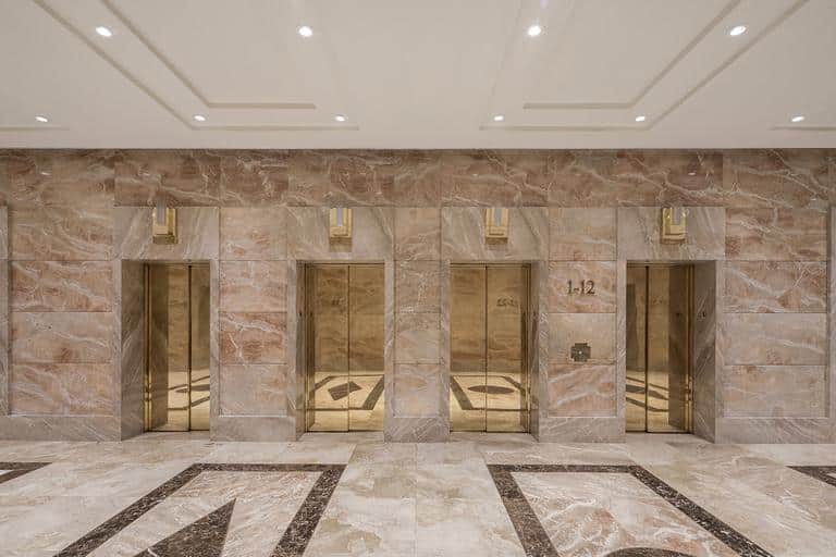 Lobby Elevator Banks