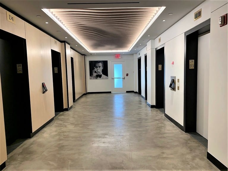 Designer Elevator Bank