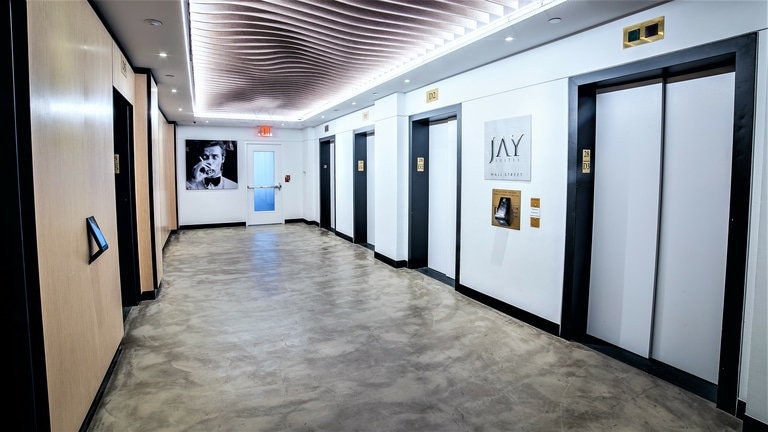 Designer Elevator Bank - Alternate View