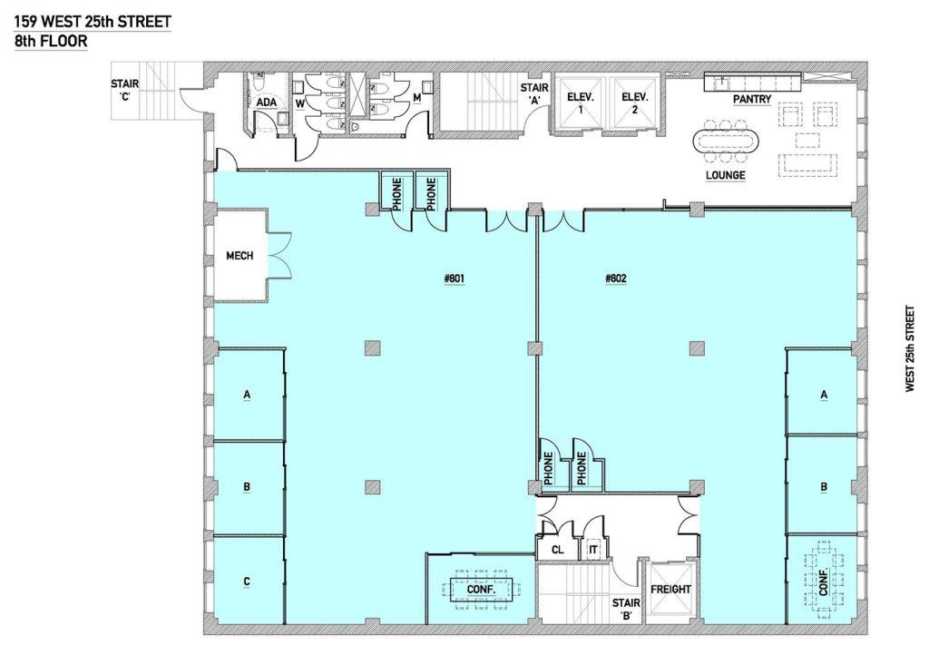 Chelsea Floor-plan 8th Floor